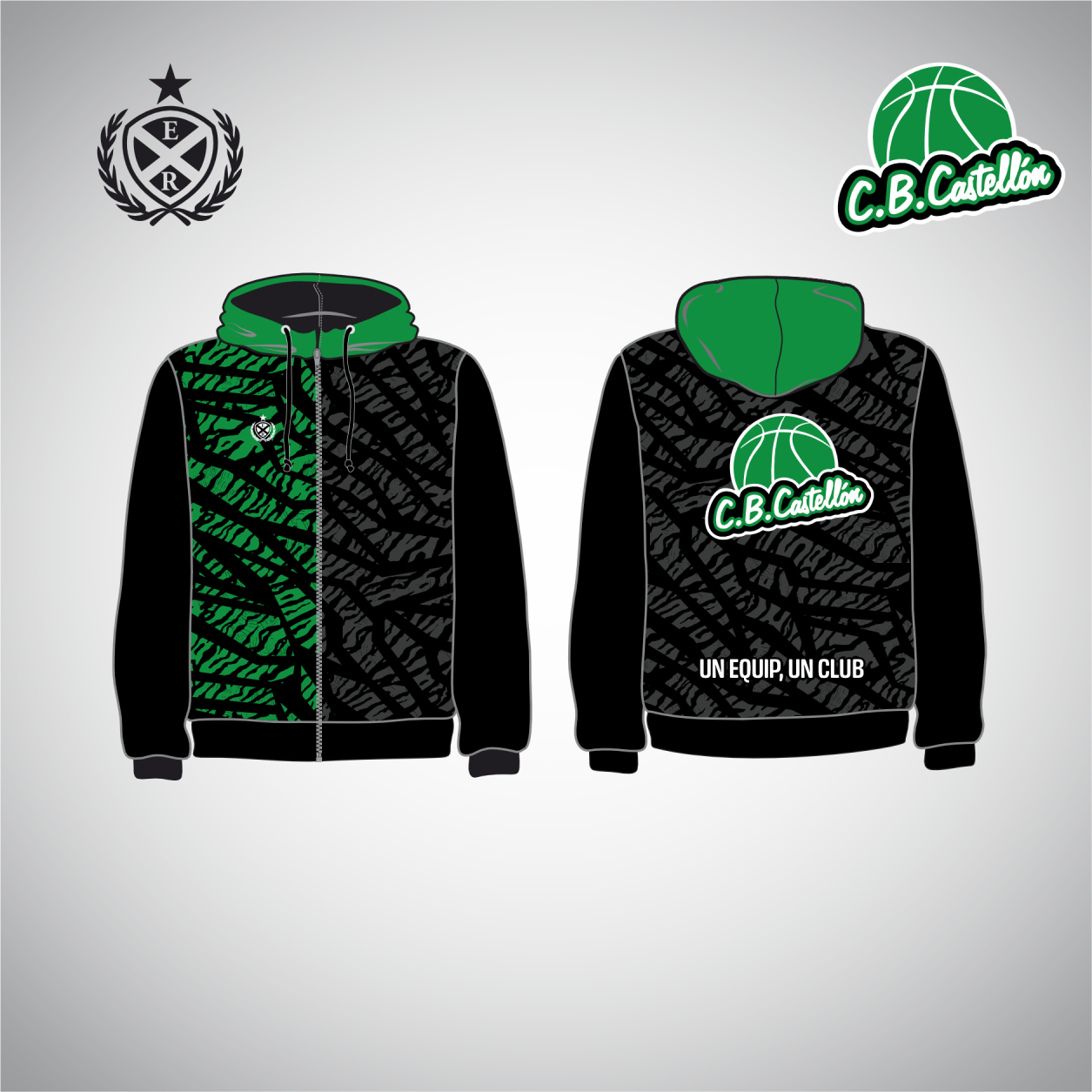 CATALOGO WEB CBC 2026-27 - SUDADERA CAPUCHA Y CREMALLERA ELASTICA